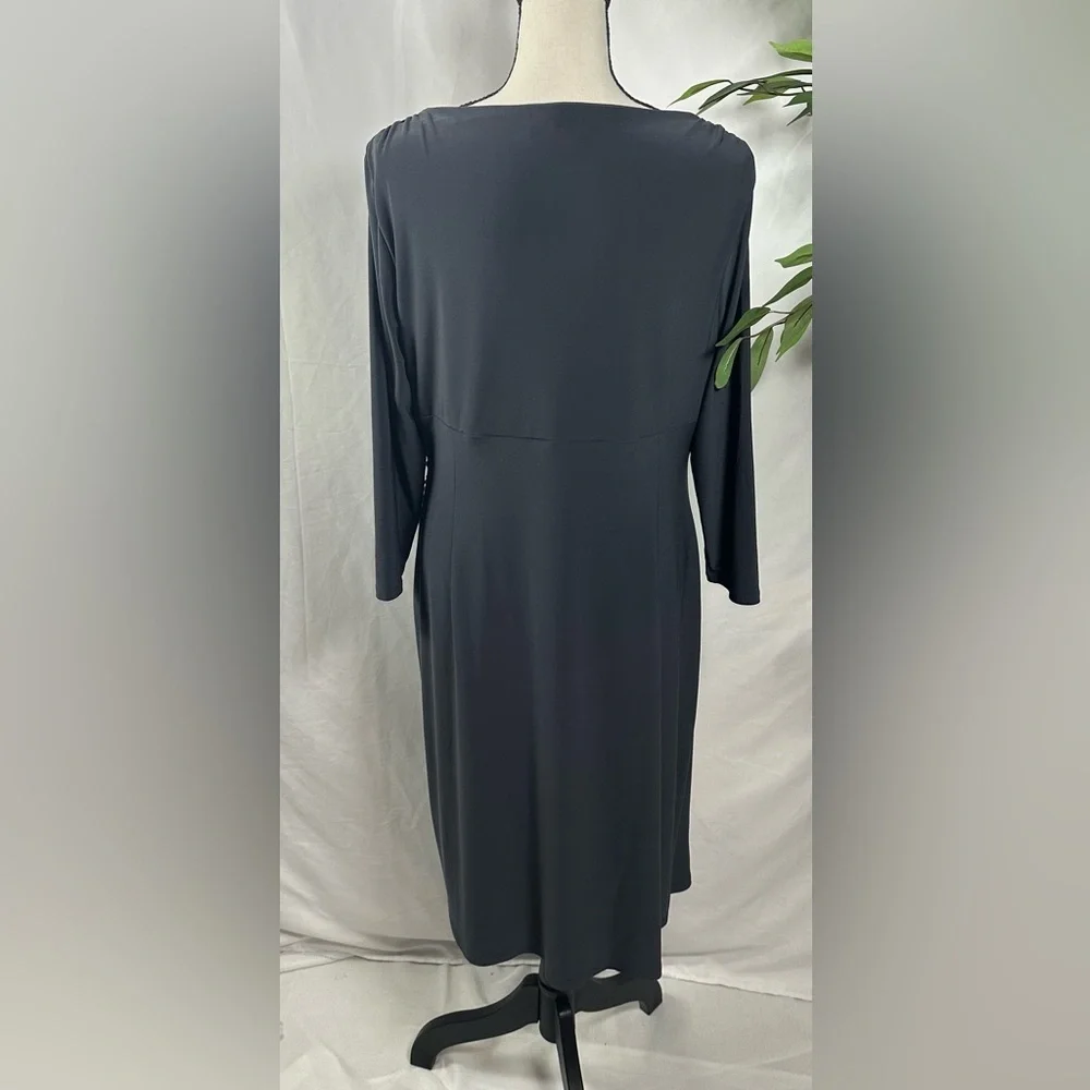 Ralph Lauren Dark Gray Long Sleeve Dress - Picture 4 of 10